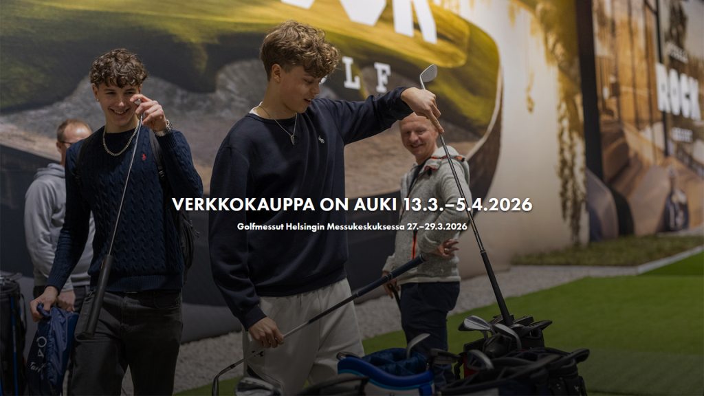 Golfmessujen verkkokauppa on auki 5.4.2026 asti.